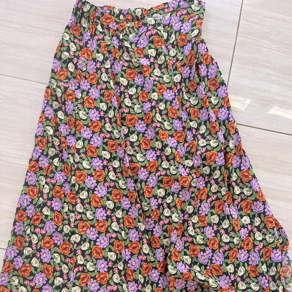 philosophy midi flower skirt beautiful size medium